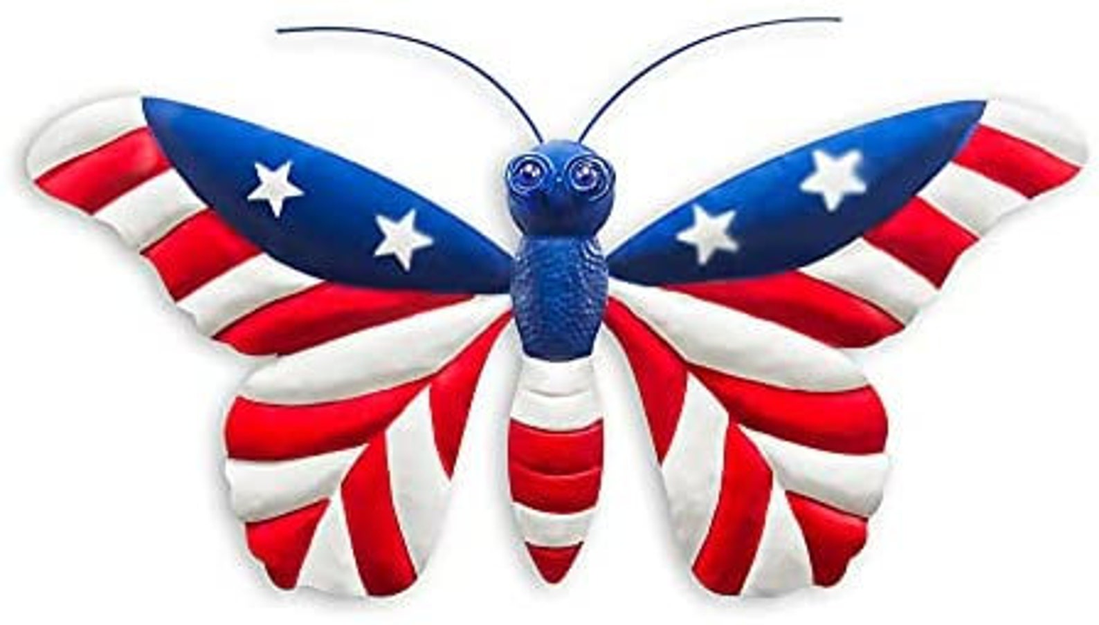 Patriotic Butterfly Wall Metal Yard Sign | Etsy