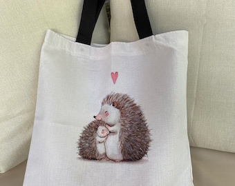 Niedliche Igel Baumwolltasche