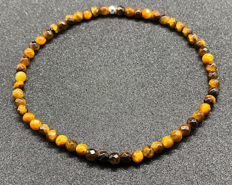 Tiger’s Eye Beaded Gemstone Anklet