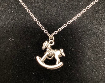 Rocking Horse Charm Necklace