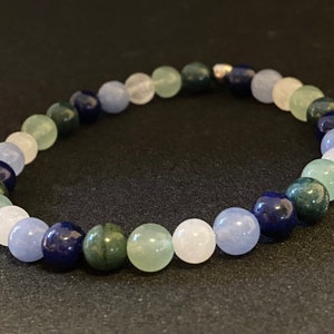 MLM Flag Beaded Gemstone Bracelet