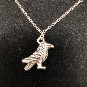 Raven Charm Necklace