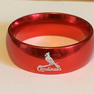 St Louis Cardinals Aluminum ring size 14.