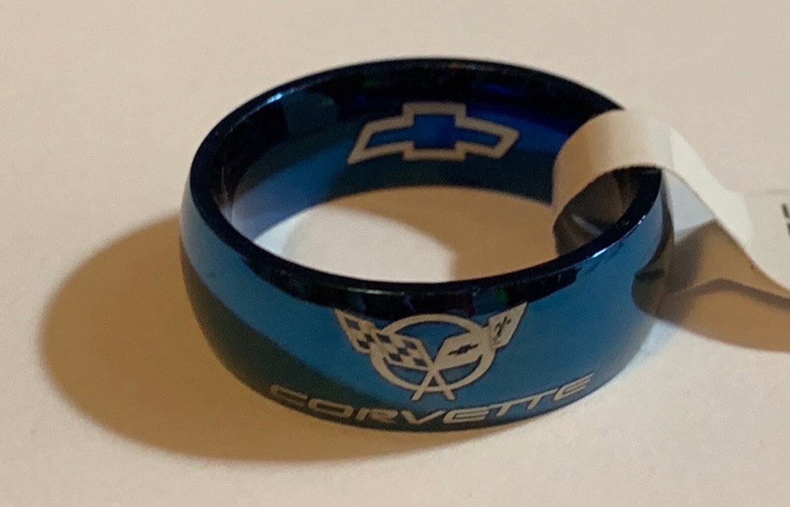 Chevy Corvette Inspired Titanium Ring Size 11. Etsy