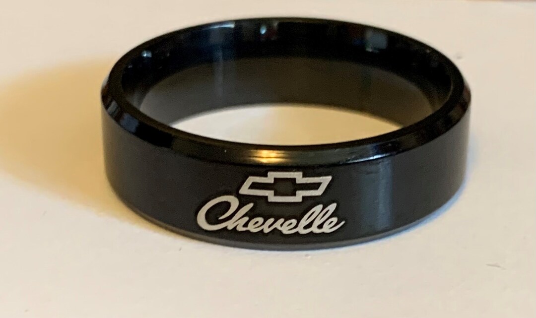 Size 10 Chevy Chevelle Inspired 8MM Titanium Ring - Etsy