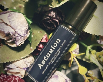 ASTARION - Baldur's Gate- bergamot, rosemary, aged brandy, blood, vampire spawn - roll on or spray fragrance or cuticle oil