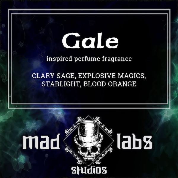 GALE - Baldur's Gate- clary sage, explosive magics, starlight, blood orange - roll on or spray fragrance or cuticle oil