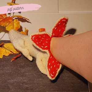 Knitting Demogorgon Socks PDF pattern | Instant download pattern | English PDF pattern