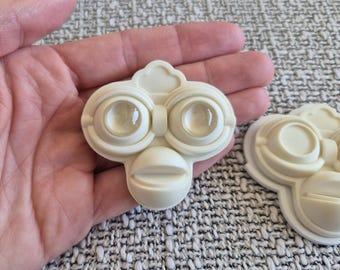 PU Resin Faceplate | PETG 3D printed | Oddbody | Backplate | Eyechips | Ready to paint