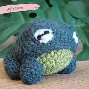 Crochet round froggy PDF pattern | Instant download pattern | English PDF pattern