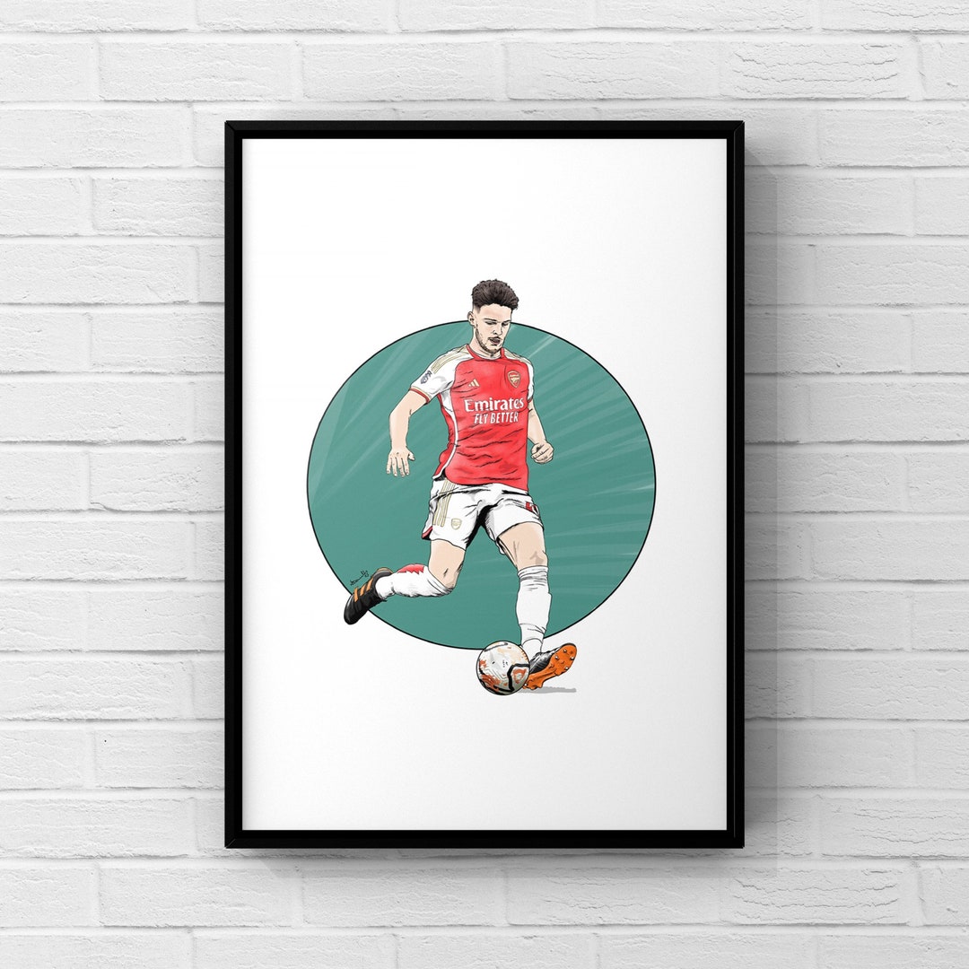 Declan Rice Arsenal Print - Etsy
