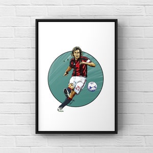 Pirlo AC Milan print