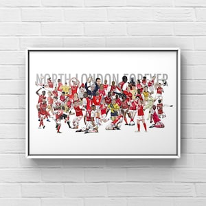 Arsenal Legends Collage