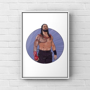 The Tribal Chief Roman Reigns Print