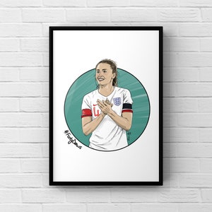 A4 print of Leah Williamson