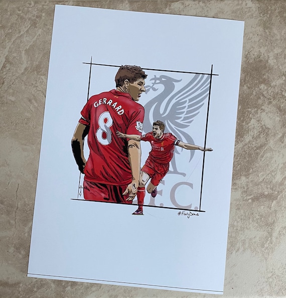 Steven Gerrard Liverpool Print