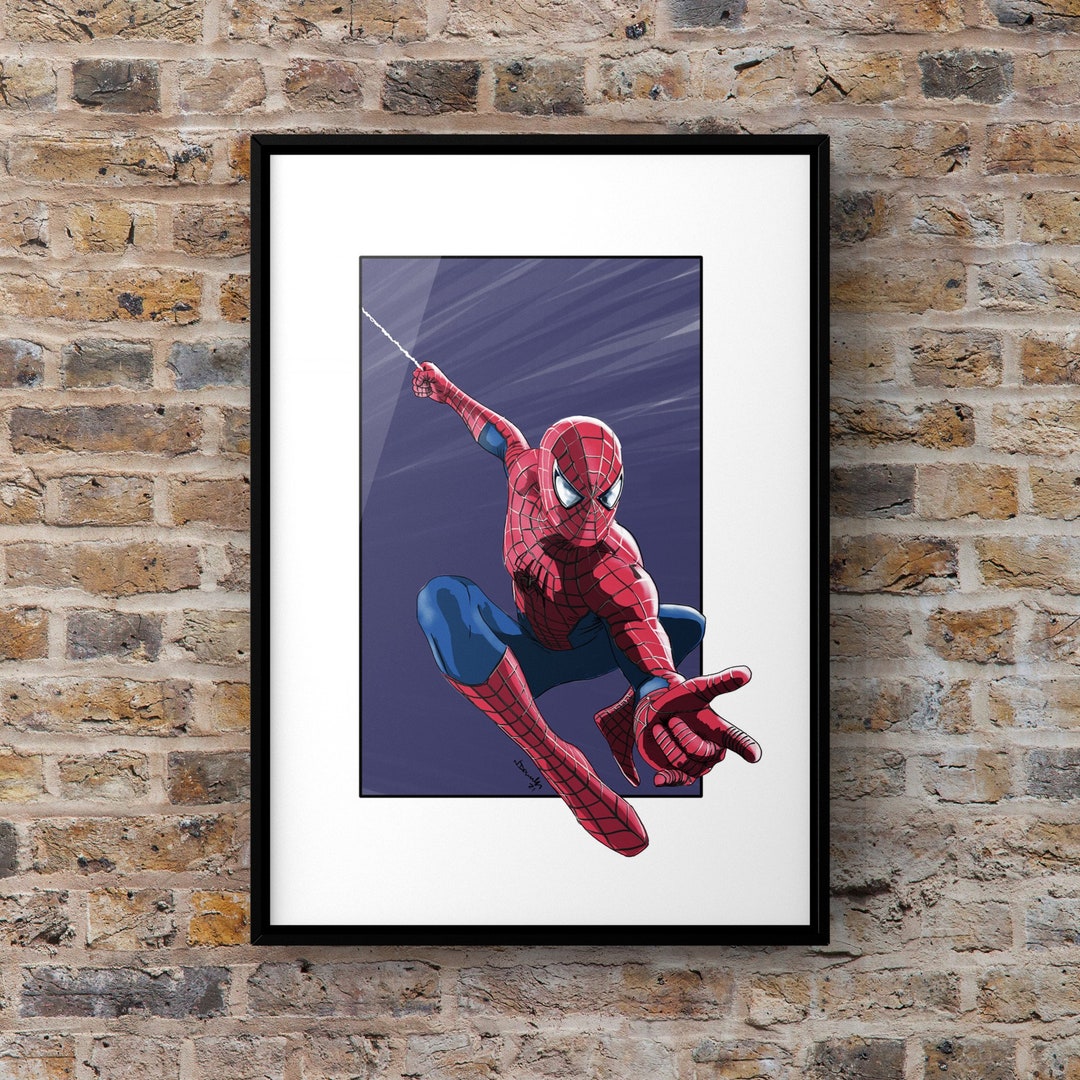 Spider-man A4 Print - Etsy