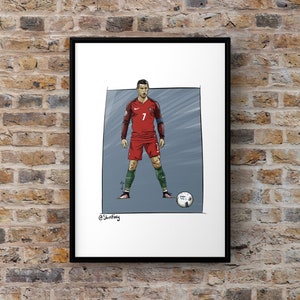 A4 Ronaldo Portugal print