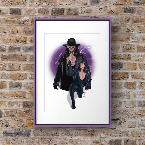 Undertaker Tribute A4 Print