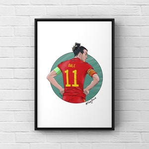 Gareth Bale A4 print