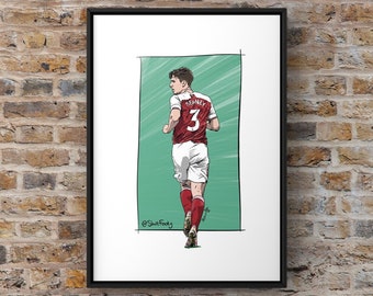 Kieran Tierney Arsenal Print