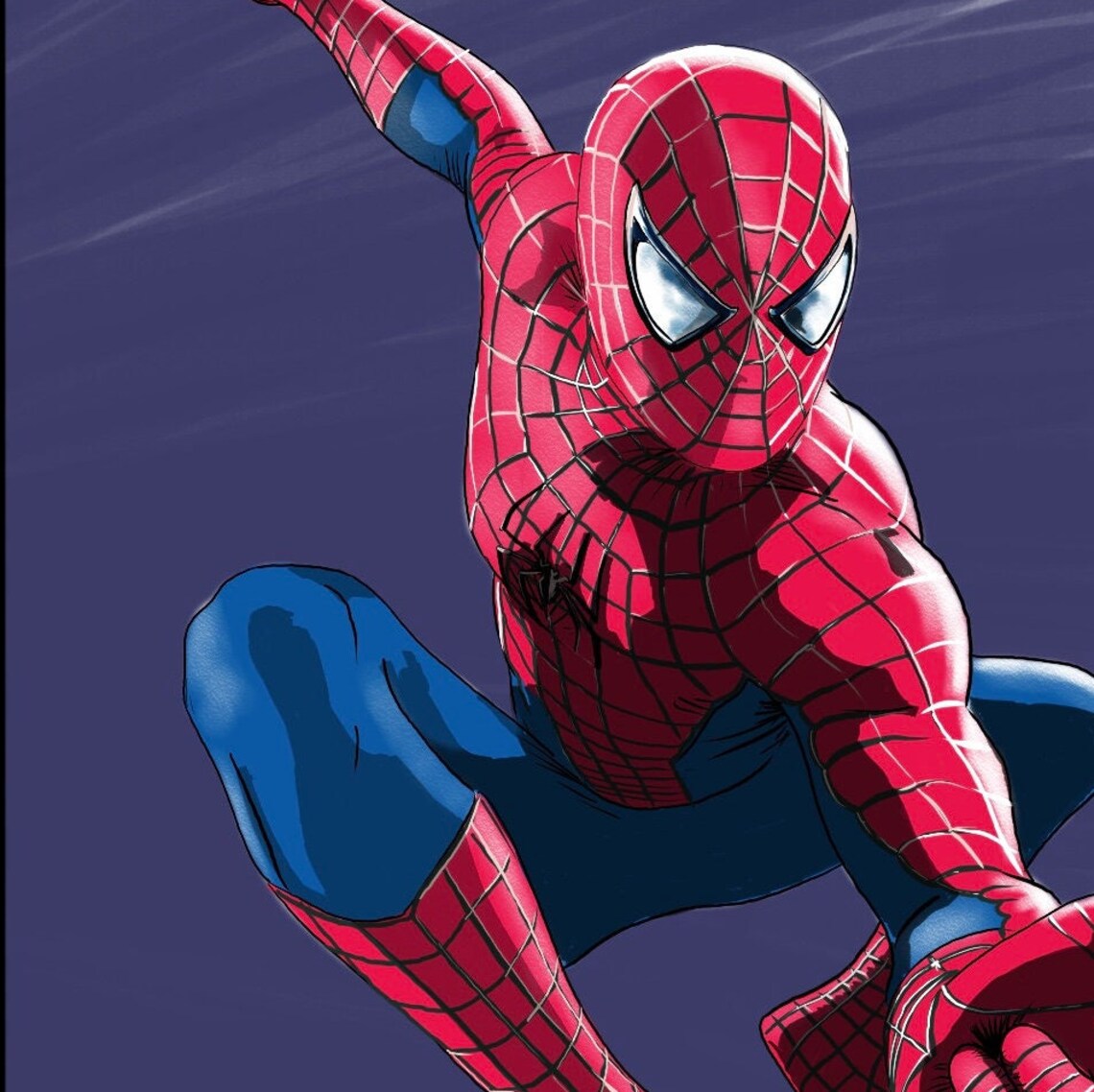 Spider-man A4 Print - Etsy