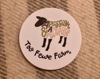 Too Fewe Farm sticker