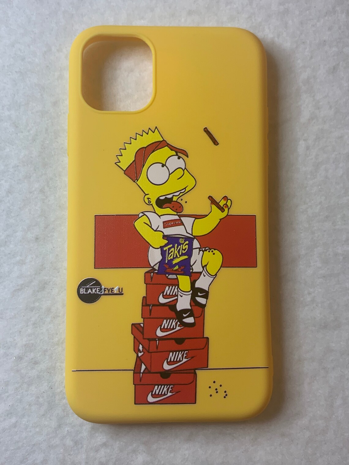 Bart Simpson iPhone 11 case Etsy