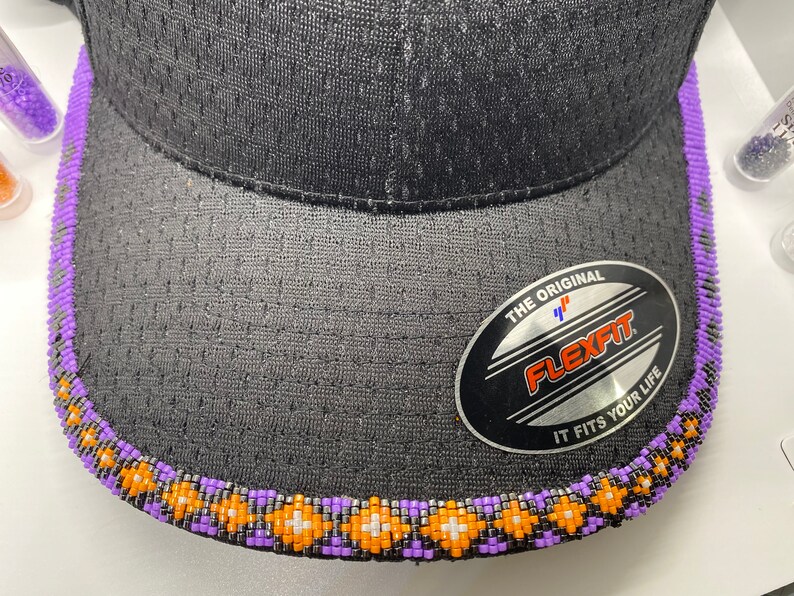 Native American Beaded Hat Phoenix Suns Beaded Baseball Cap Etsy