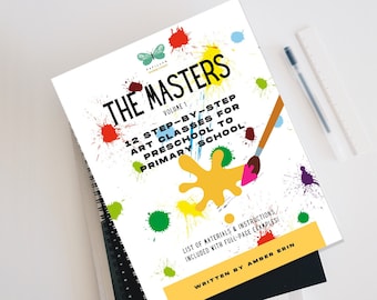 Art Masters Curriculum | 12 Step-by-Step Lessons (Digital Download)