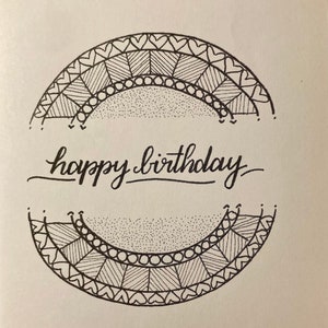 Cartão de feliz aniversário para impressão
