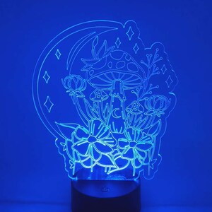 Fairy Mushroom Mood Light | | Mushroom Lamp | Mushroom Light | Mushroom Nightlight | Mushroom Night Light | LED Mushroom