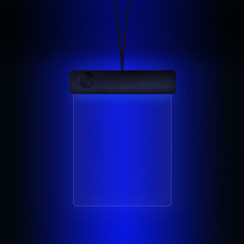 Blank LED Lanyard Badge or Sign White Dry Erase Marker Color Changing Etsy