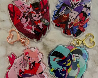 Pre-order hazbin hotel couple charms