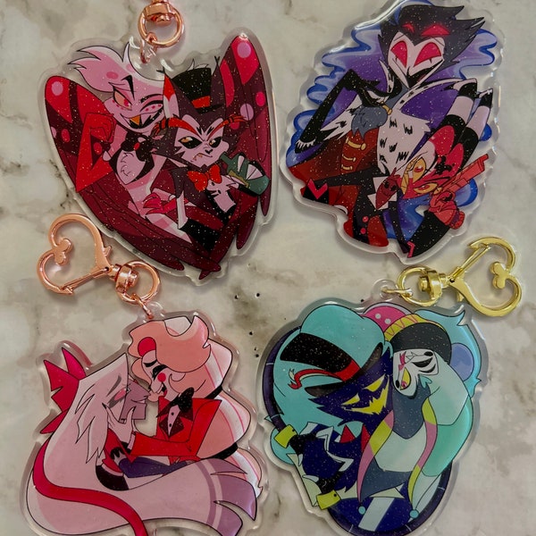 Pre-order hazbin hotel couple charms