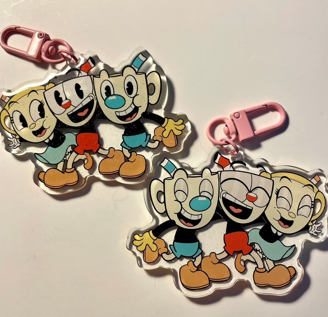 Cuphead Trio Charm Etsy