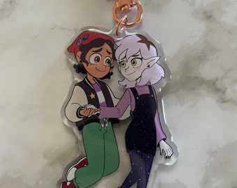 Lumity Glitter Epoxy Charm - 3.5 Inch