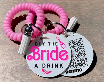 Buy the Bride A Drink Template Bachelorette Venmo Sticker - Etsy