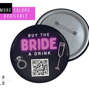 Buy Bride a Drink Button | Buy Bride a Drink | Buy The Bride | Buy Bride Drink Venmo | Bachelorettes