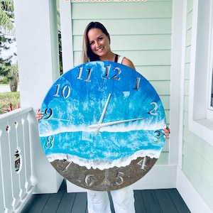 Personalized Resin Art Wall Clock