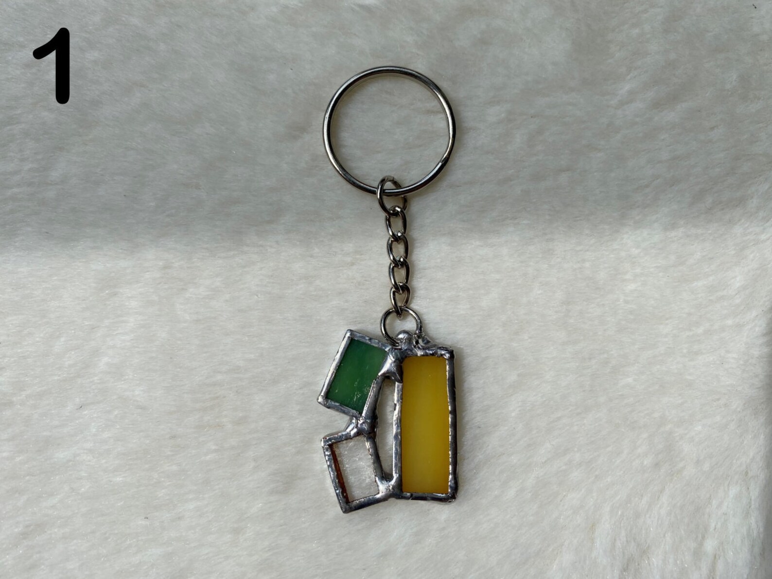 Best Handmade Gift Stained Glass Keychain Keyring Etsy