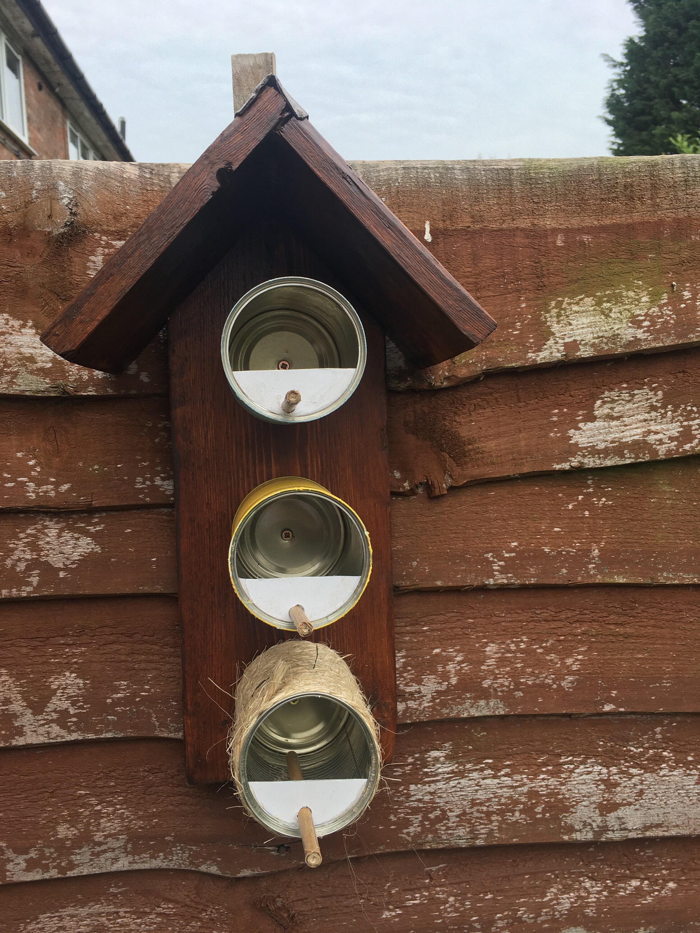 Solid wood handmade bird feeder Etsy