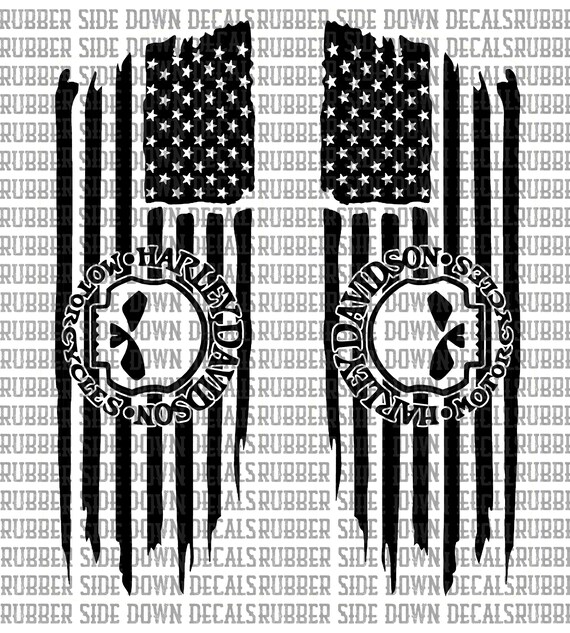 saddle bag lid decals