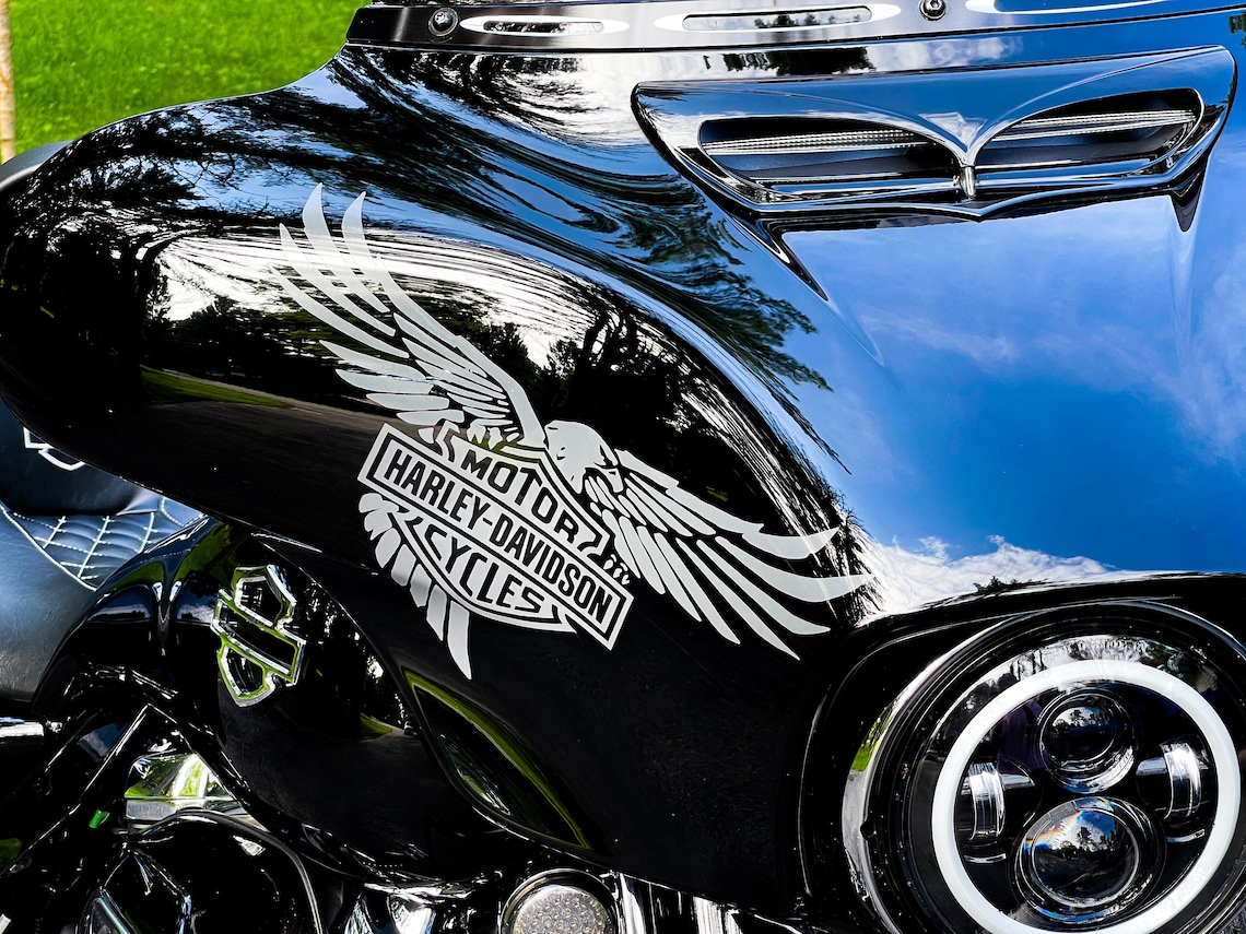 Premium Vinyl Decals for Motorcycles/vehicles Harley Davidson Etsy