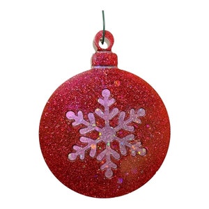 Round Snowflake Ornament