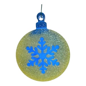 Round Snowflake Ornament