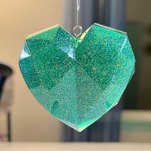 Geometric Heart Ornament