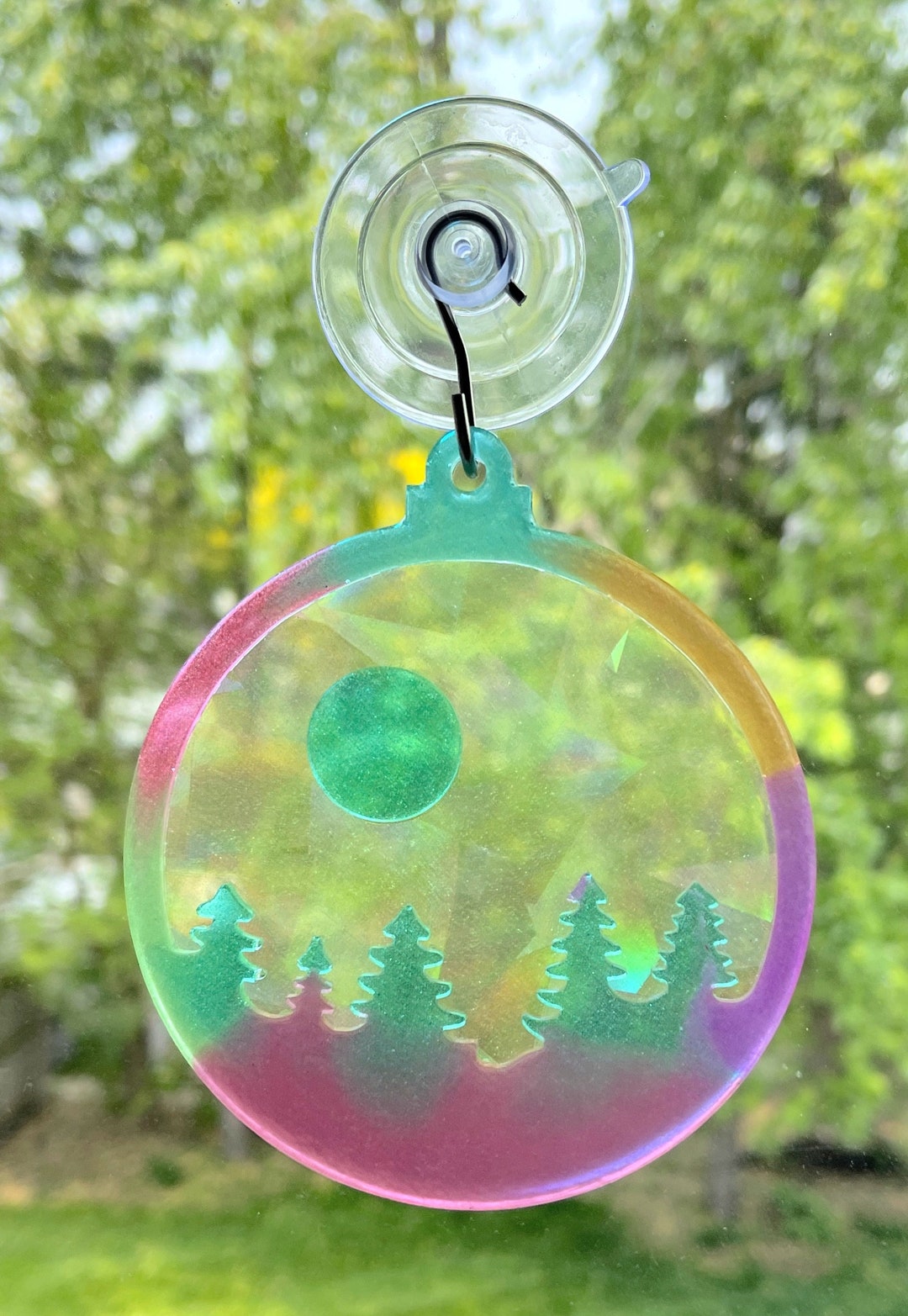 Holographic Suncatcher Etsy