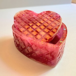 Boîte à bijoux en forme de coeur