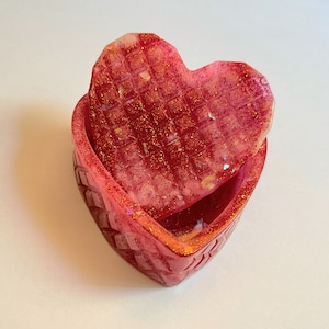 Boîte à bijoux en forme de coeur